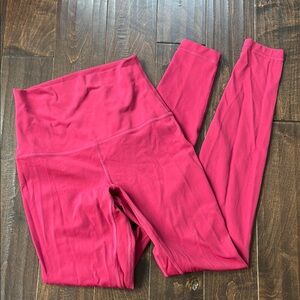 Raspberry pink align leggings